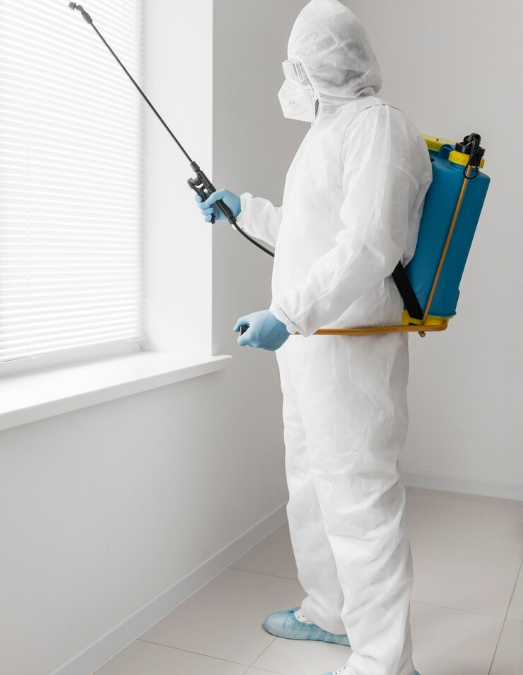 where does pest control spray in apartments